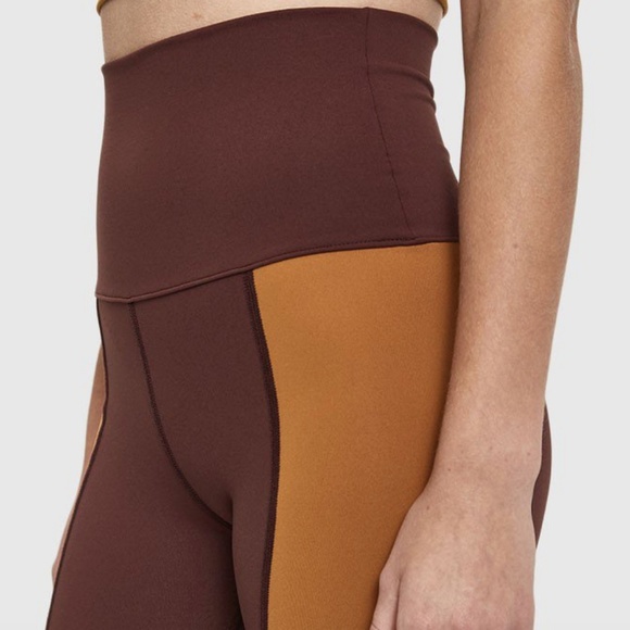 Live the Process Geometric Legging Raisin/Brown, M - Picture 5 of 5
